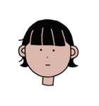 丸みを帯びた人々（個別スタンプ：1）