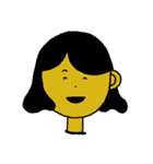 丸みを帯びた人々（個別スタンプ：4）