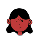 丸みを帯びた人々（個別スタンプ：7）
