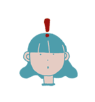 丸みを帯びた人々（個別スタンプ：11）