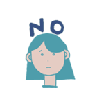 丸みを帯びた人々（個別スタンプ：17）