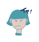 丸みを帯びた人々（個別スタンプ：19）