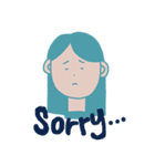 丸みを帯びた人々（個別スタンプ：21）