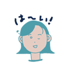丸みを帯びた人々（個別スタンプ：22）