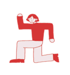 丸みを帯びた人々（個別スタンプ：35）