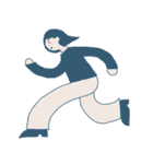 丸みを帯びた人々（個別スタンプ：36）