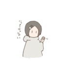表情筋がしんでる女の子のゆるスタンプ（個別スタンプ：30）