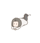 表情筋がしんでる女の子のゆるスタンプ（個別スタンプ：39）