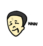 おでこシワおじさん（個別スタンプ：24）