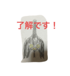 鳥スタンプ自分用。クオリティ超低め。（個別スタンプ：4）