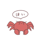 なかよしな かにとたこ（個別スタンプ：7）