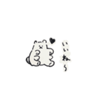 たまにヨガするくま（個別スタンプ：1）