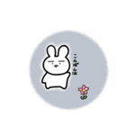 ぼっちうさぎの生活（個別スタンプ：3）