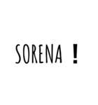シンプル。割とデカ文字。（個別スタンプ：10）