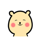 くまさんのいろんな顔スタンプ（個別スタンプ：1）