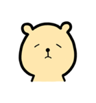 くまさんのいろんな顔スタンプ（個別スタンプ：4）