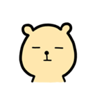 くまさんのいろんな顔スタンプ（個別スタンプ：10）