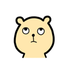 くまさんのいろんな顔スタンプ（個別スタンプ：18）