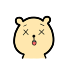 くまさんのいろんな顔スタンプ（個別スタンプ：37）