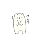 シロクマくんとペンギンくん（個別スタンプ：5）