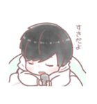 重い想いの恋人同士.（個別スタンプ：3）