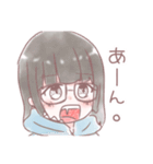 重い想いの恋人同士.（個別スタンプ：14）