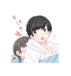 重い想いの恋人同士.（個別スタンプ：21）