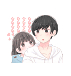 重い想いの恋人同士.（個別スタンプ：22）