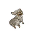 ねむい犬(日常使い)（個別スタンプ：14）