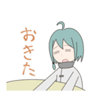 そでが長い少女（個別スタンプ：1）