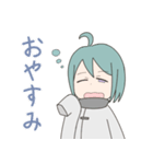 そでが長い少女（個別スタンプ：2）