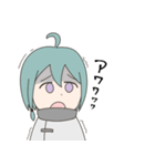 そでが長い少女（個別スタンプ：11）