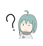 そでが長い少女（個別スタンプ：15）
