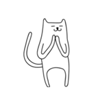 ゆるゆる ネコ（個別スタンプ：4）