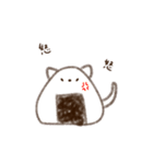 ねこくるーおにぎりバージョンー（個別スタンプ：24）