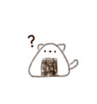 ねこくるーおにぎりバージョンー（個別スタンプ：40）