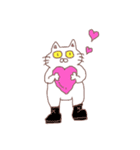 ねこねこちゃんちゃん（個別スタンプ：4）