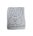 卒業できないウサギ（個別スタンプ：7）