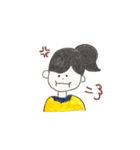 女の子とゆかいな動物（個別スタンプ：23）