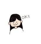 女の子とゆかいな動物（個別スタンプ：25）