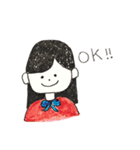 女の子とゆかいな動物（個別スタンプ：26）