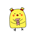 可愛いひよこ,私の名前は Acho（個別スタンプ：1）