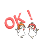 女子返信用スタンプ（個別スタンプ：1）