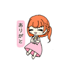 女子返信用スタンプ（個別スタンプ：7）