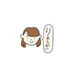 女の子とどうぶつとおいしい食べものたち（個別スタンプ：2）