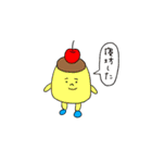 女の子とどうぶつとおいしい食べものたち（個別スタンプ：3）