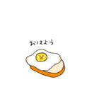 女の子とどうぶつとおいしい食べものたち（個別スタンプ：4）