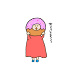 女の子とどうぶつとおいしい食べものたち（個別スタンプ：7）