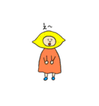 女の子とどうぶつとおいしい食べものたち（個別スタンプ：10）