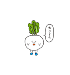 女の子とどうぶつとおいしい食べものたち（個別スタンプ：35）